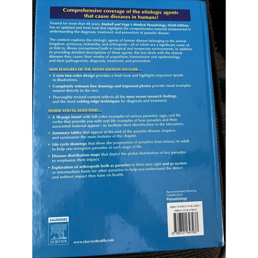 Markell & Voge's Medical Parasitology Ninth Edition David John William Petri
